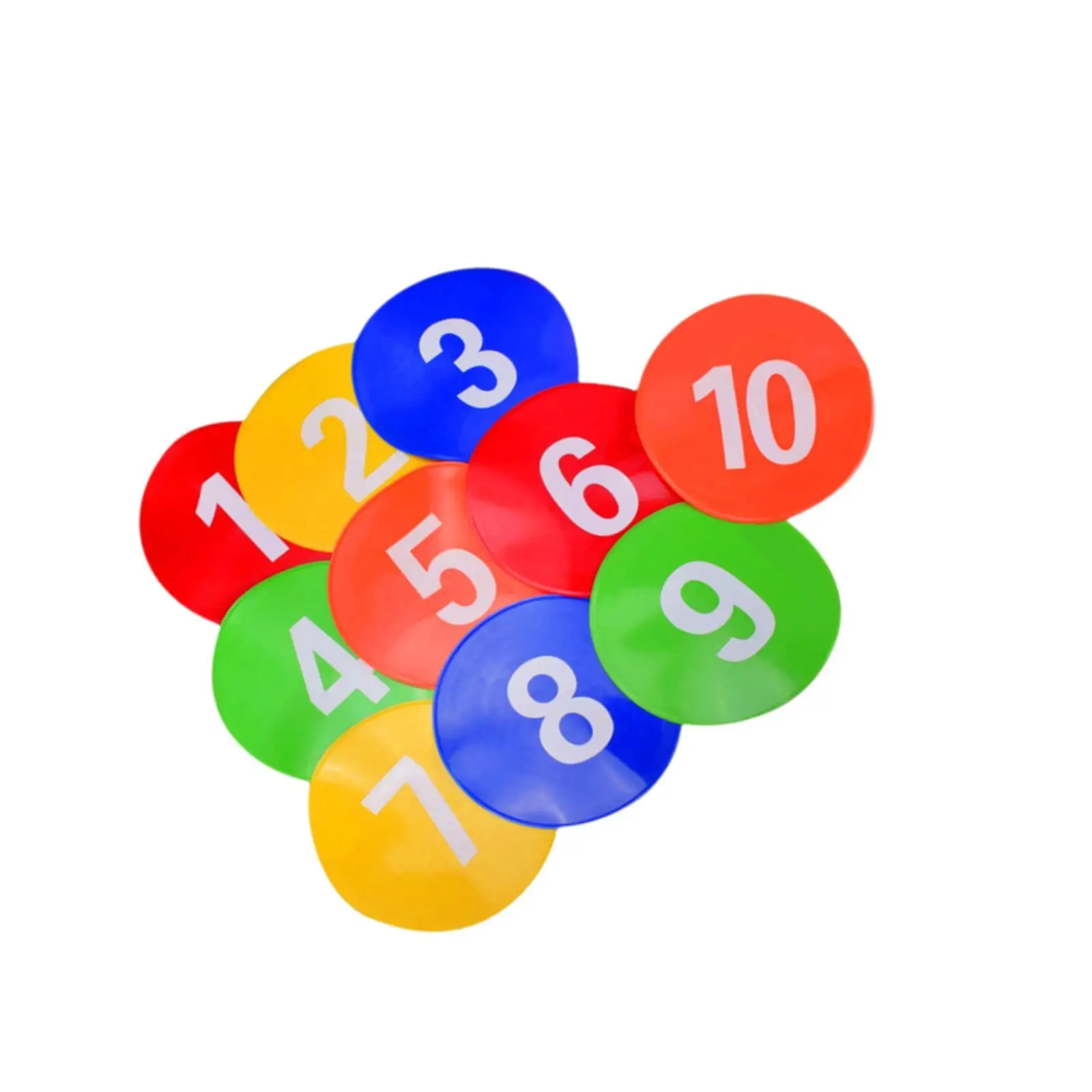 Training Spots Markers Soccer Training Equipment Flat Discs Flat Cones for Soccer Dance Practice Coaching Activities Basketball
