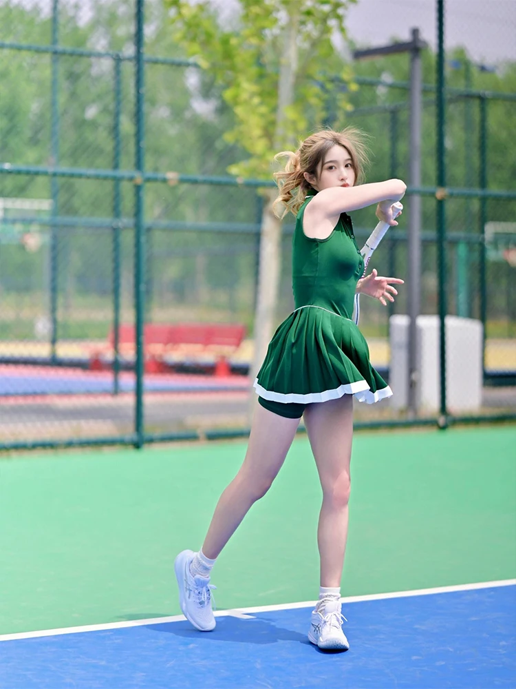 elegant green prom dress Green Glide Tennis Dress – Love U Bunches