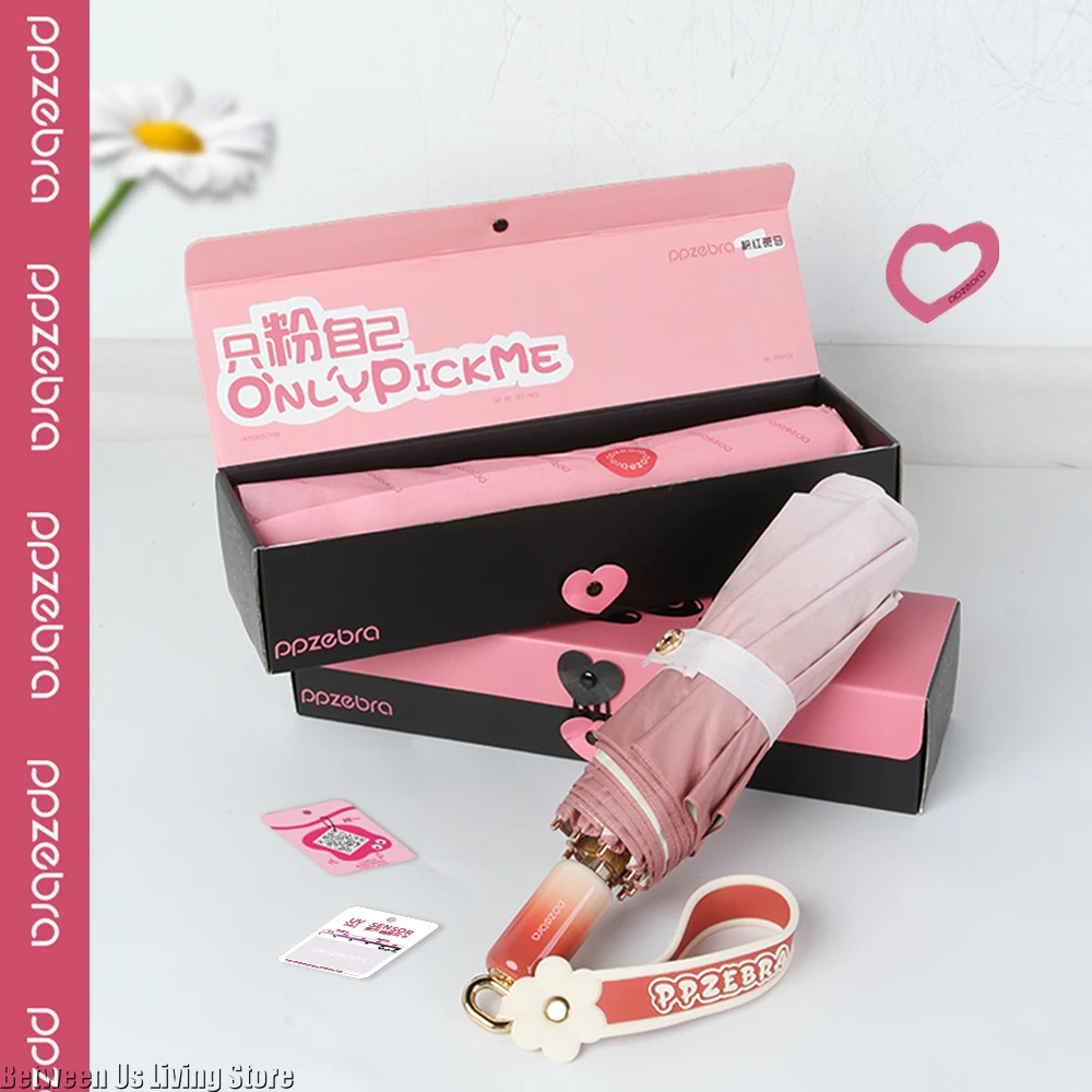 

Высококачественный зонт градиентного цвета, 3, складной, UPF50+, защита от ультрафиолета, парагя, солнечный и дождливый, двойного назначения, женский зонт в подарок