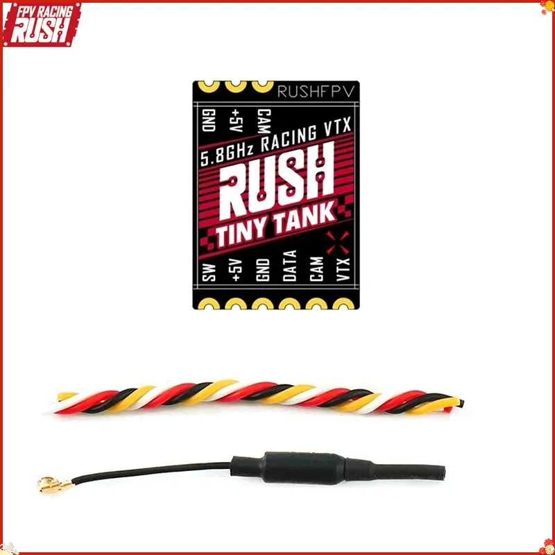 

RUSH TINY TANK Nano VTX 48CH 350mW Transmitter 5V Input w/ LED Expansion Board FPV Transmitter for FPV Racing Toothpick Whoop