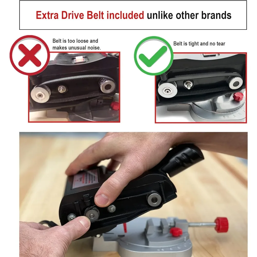 الأفضل - منشار قطع ميتري صغير لصنع نماذج مصغرة للهوايات، مهاوي السهم، الزجاج الملون الزنك، 223/5.56