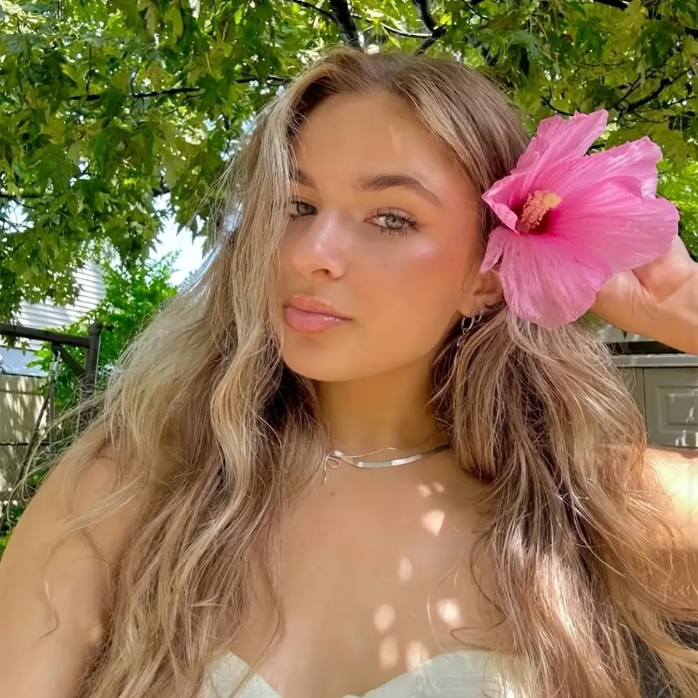 Cloth Artificial Flower Hair Clip Side Clip Hawaiian Bohemian Style Hair Clip Vacation Style Headwear Bangs Clip