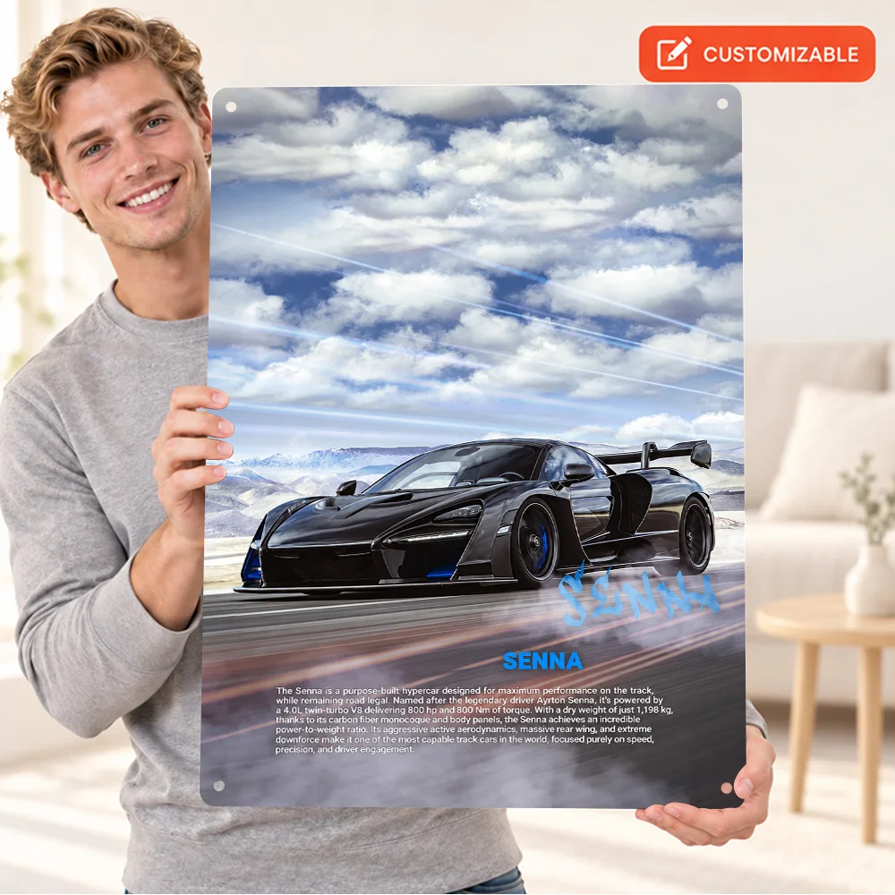 british-senna-supercar-textured-metal-poster-customized-aluminum-sign-cinematic-style-wall-art-for-garage-car-enthusiast-gift
