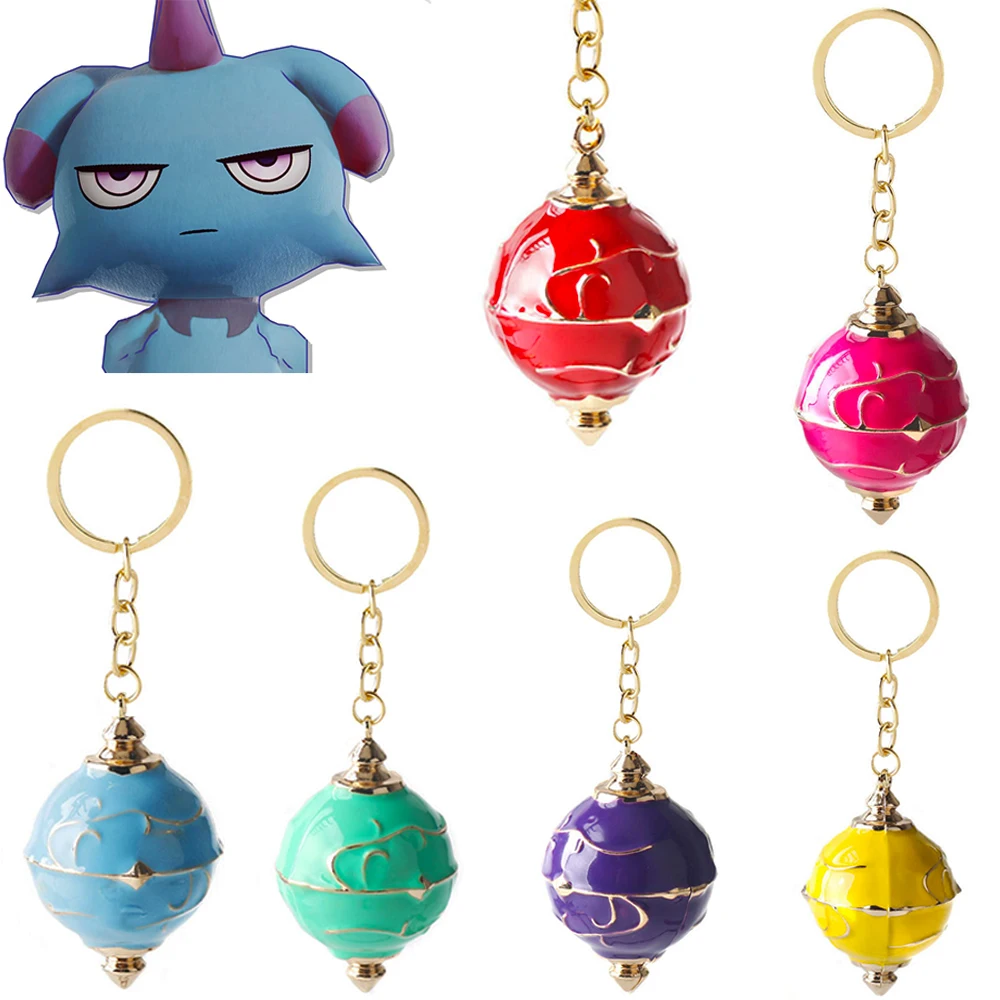 Spiel Cosplay Palworld Schlüssel bund Metall Kumpel Kugel Anhänger Taschen Schlüssel ring Party Kostüm Requisiten Zubehör Fans Geschenke