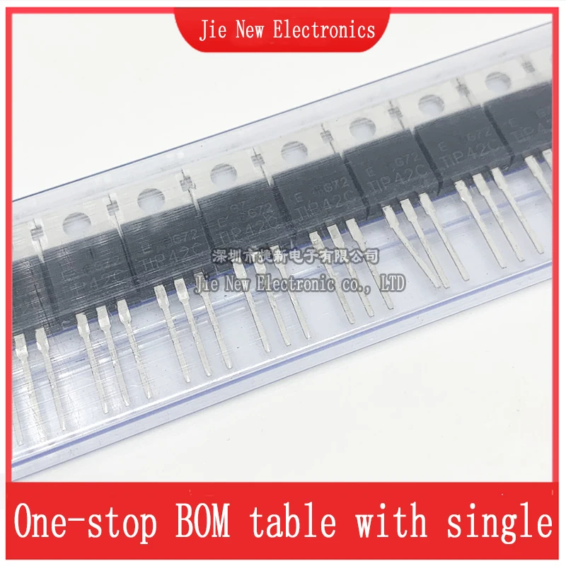 10PCS TIP41C TIP42C 전력 트랜지스터 TIP41 TIP42 TO-220 고품질 제품