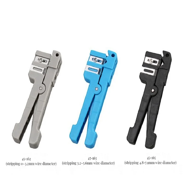 45-165 Fiber Optic Stripper Fiberglass Jacket Sheath 45-163 Coaxial Cable Cutter Stripper Tool Adjustable Blades Cutter Slitter