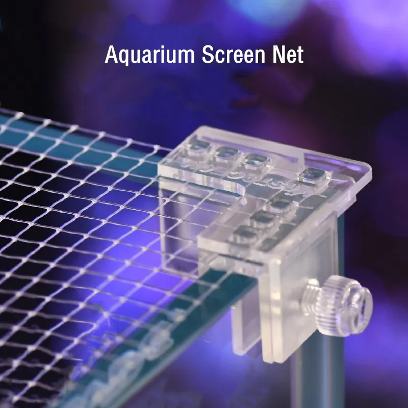 Anti-Jumping Aquarium Invisible Clear Mesh Net Fish Tank Net Covering Replacement Mesh Netting Covering Replacement Net 어항용품