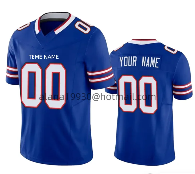 

Custom Buffalo #17 Josh Allen #1 Curtis Samuel #11 Mitch Trubisky #0 Keon Coleman #4 James Cook Stitched Jersey