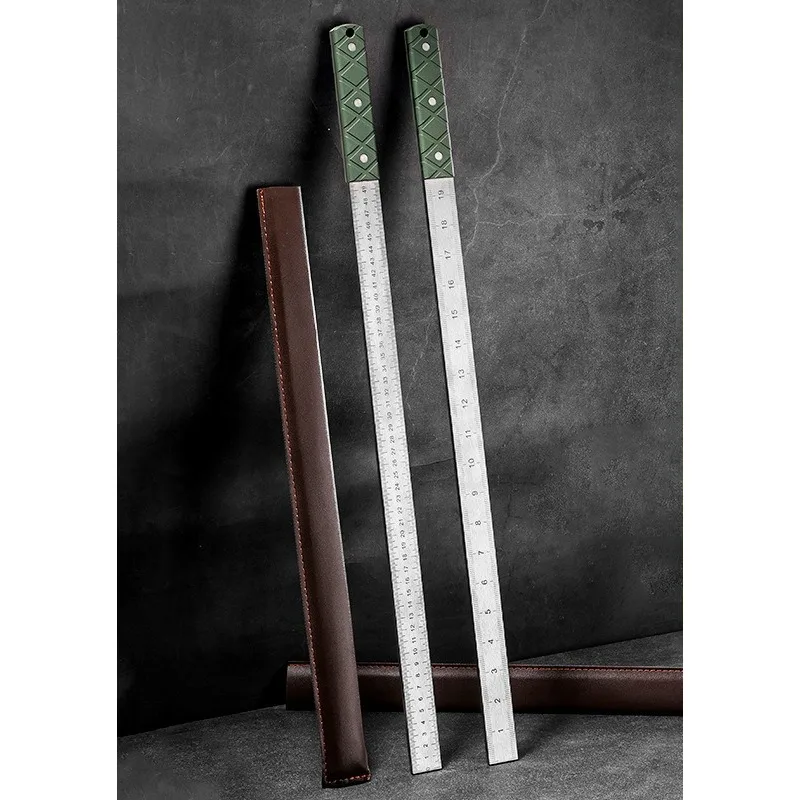High Hardness Stainless Steel Thickened Ruler, Multi-Purpose Straight Ruler for Daily Use