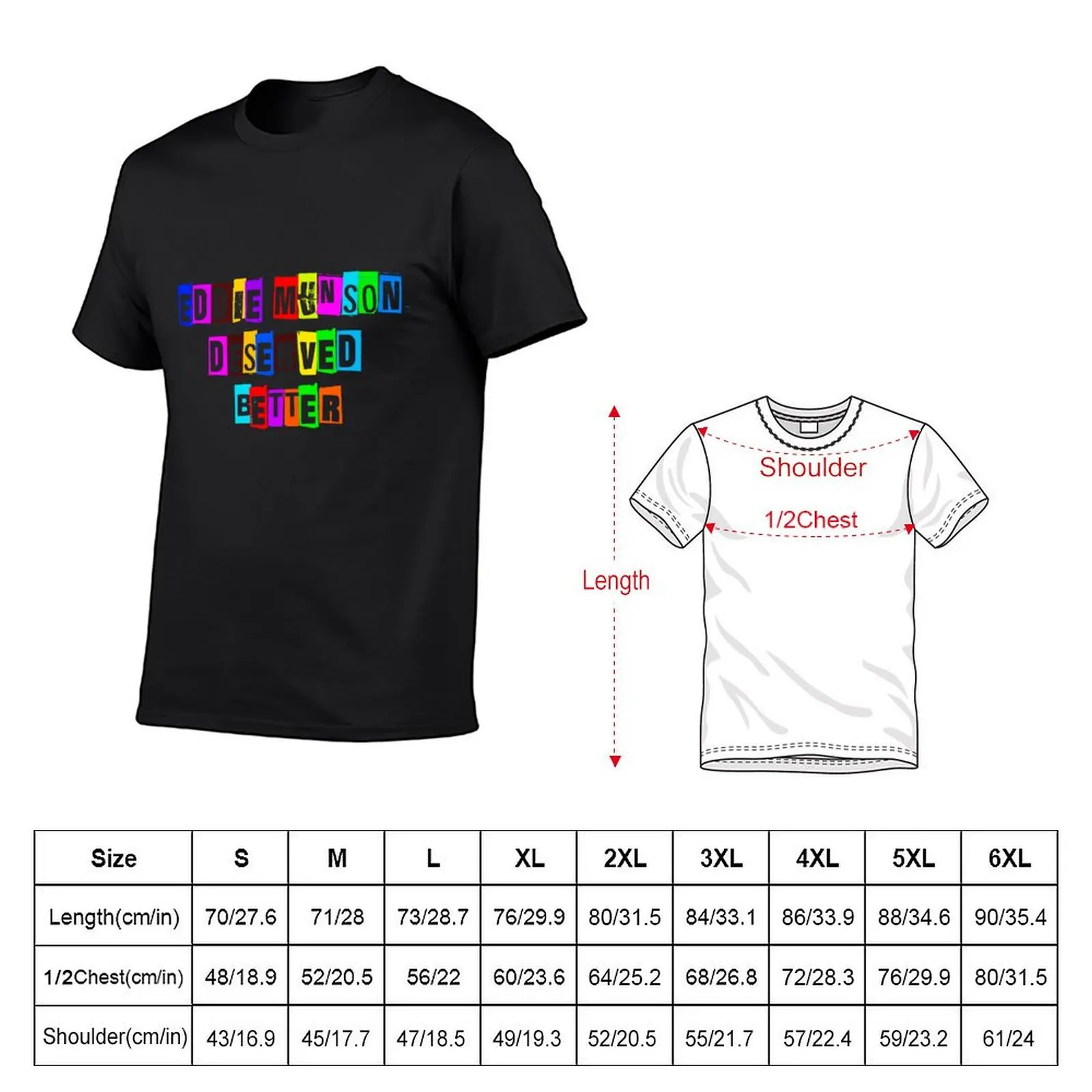 Eddie Munson T-Shirt tees kawaii clothes summer clothes quick drying t shirt men
