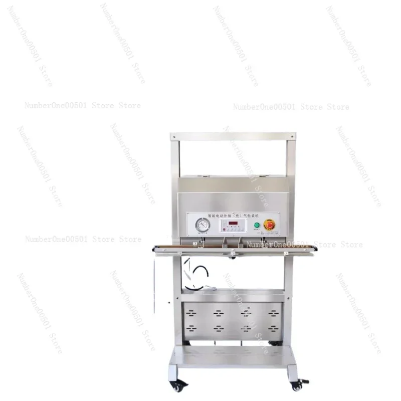

LL-1000 vertical commercial heavy mass suction automatic 2024 new plastic sealing vacuum packaging machine