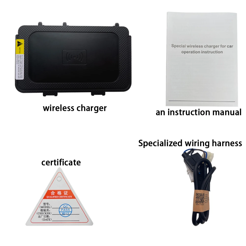 ل Volkswagen VW ID.3 ID.4 ID.5 ID3 ID4 ID5 جيتا فينتو A7 وحدة التحكم المركزية تخزين شاحن الهاتف المحمول اللاسلكي QI 18 واط لوحة #6