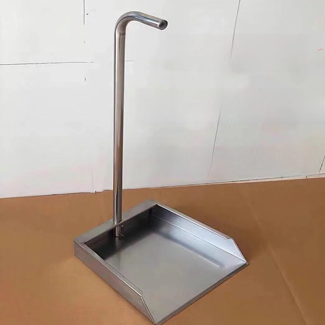 

Authentic Large 201 Stainless Steel Thickened Spade Garbage Scoop Property Single Household Broom Dustpan Cleaning Tool