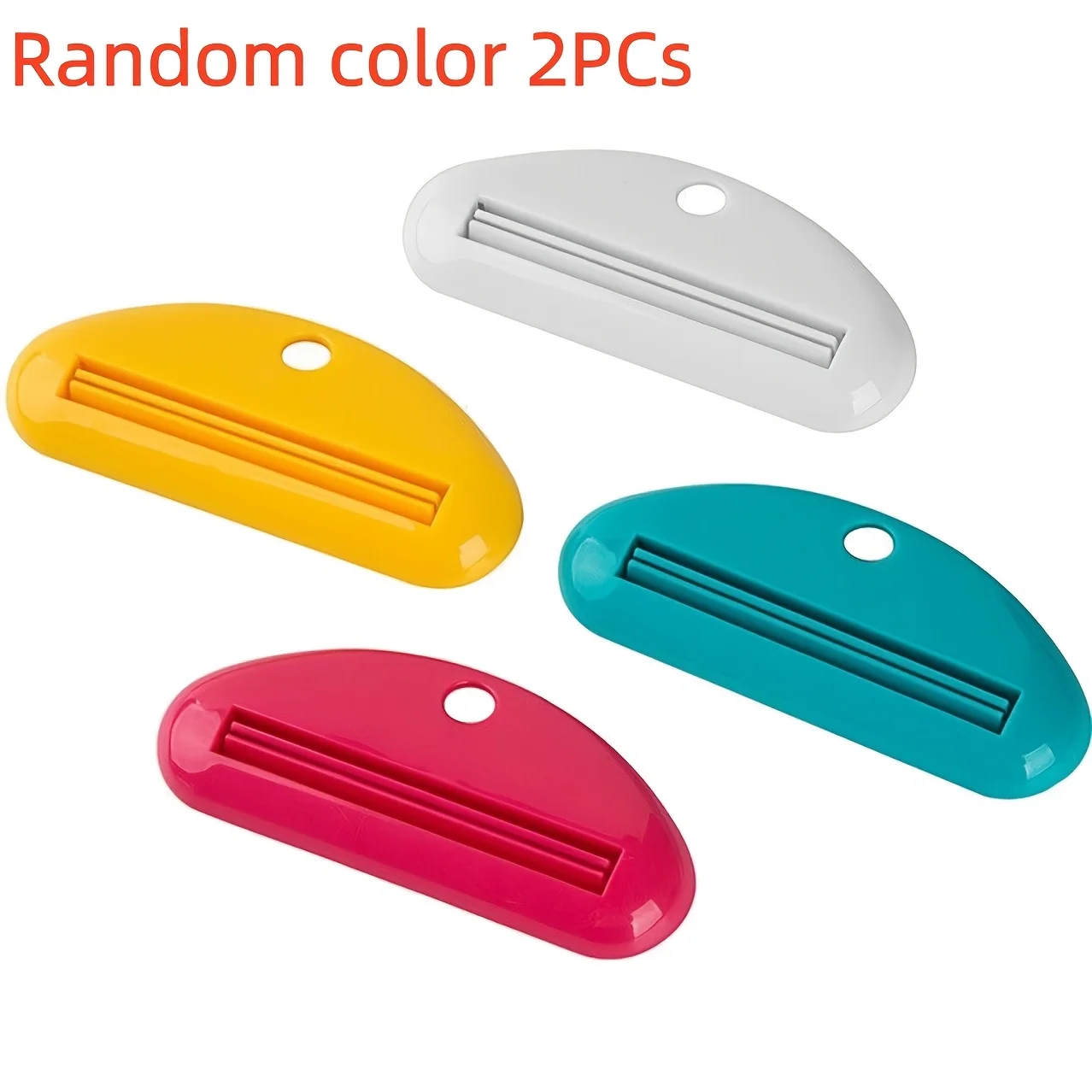 2Pcs Random Color Multifunctional Toothpaste Squeezers, Anti-Waste, Compact and Convenient, Toothpaste Squeezers, Decorative Items, Can Prevent Toothpaste Waste, Suitable for Daily Use, Travel Use Give a Gift on Valentine's Day, Christmas, Anniversaries, the Start of School Season, or Birthdays.