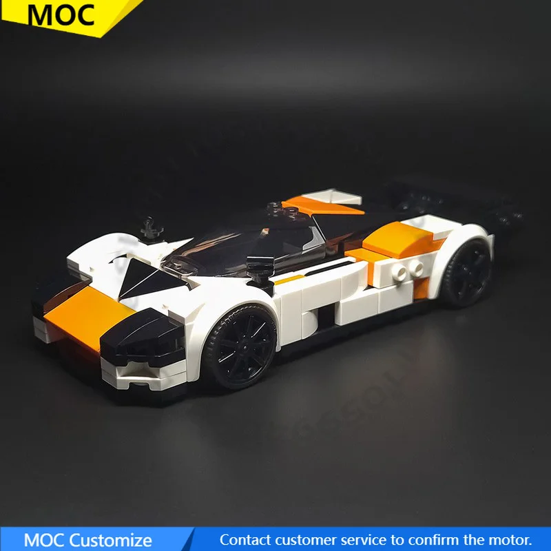 

210 PCS Speed Hypercar 76918 787B MOC Customize Modular Building Block Creative Design Educational DIY Birthday Toy Gift