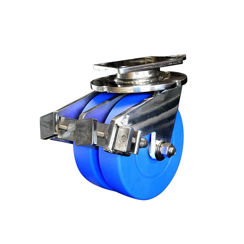 

Stainless steel casters Industrial cart shelf Universal wheel Super wear-resistant trolley Silent casters