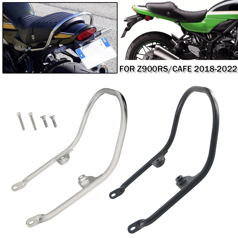 

Motorcycle Luggage Rack Extension Large Passenger Rear Seat Hand Handle Grab Bar For Kawasaki Z900RS Cafe 2018-19 2020 2021 2022