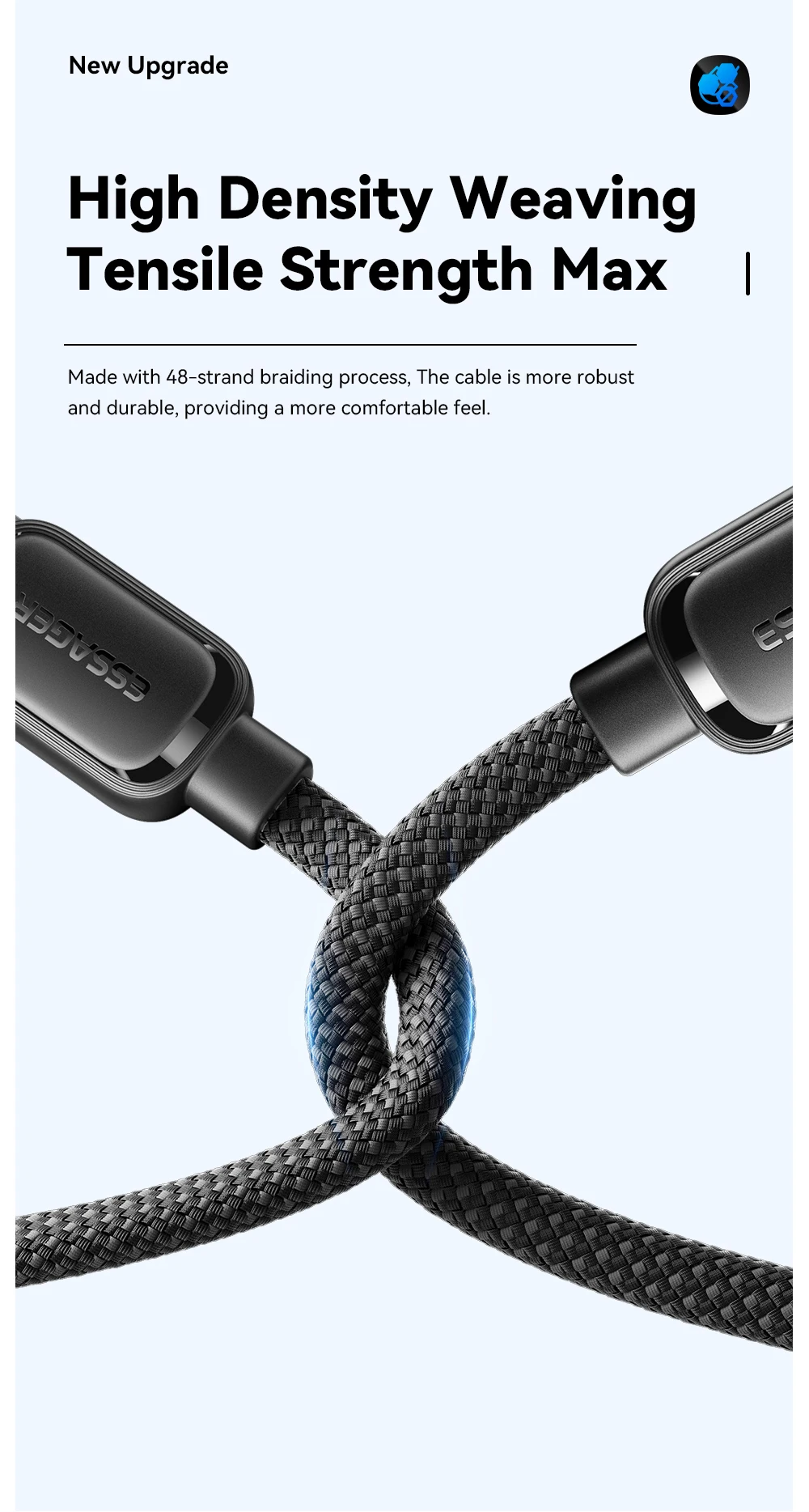 Essager 7A Magnetic Fast Charger Cable USB A To Type C Magic Rope USBC Magnetic Cable Self Winding Cable For Vivo Oneplus OPPO