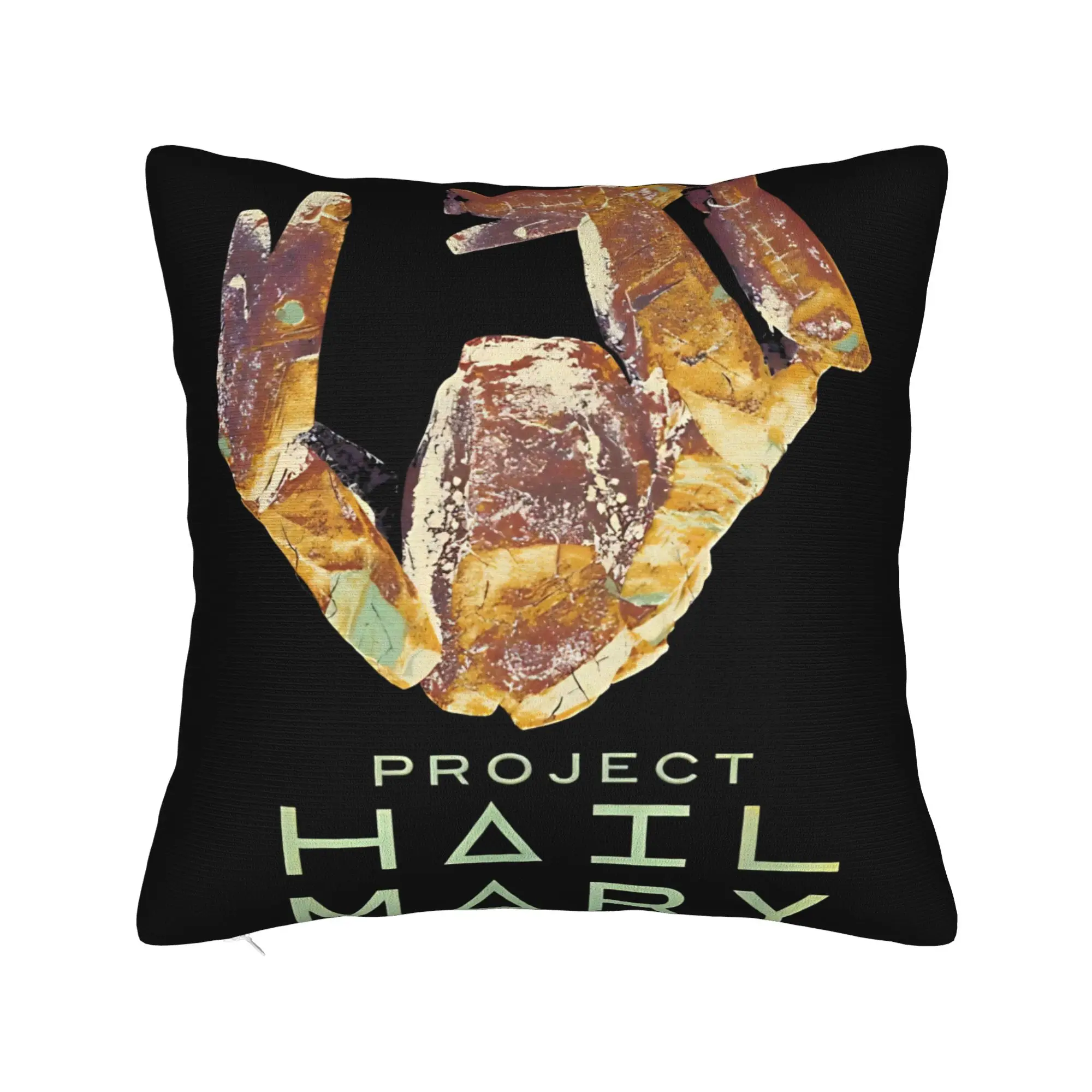 Pillow Cover Project Hail Mary Rocky The Alien Distressed Portrait  Kawaii Pillow Case For Couch Sofa Bedroom Pillowcases