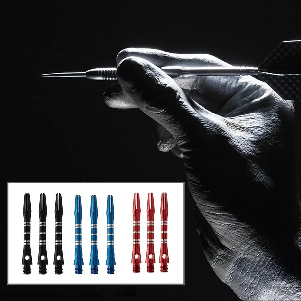 

3 Pcs Aluminum Alloy Darts Rod 40mm Thread Short Rod Accessories