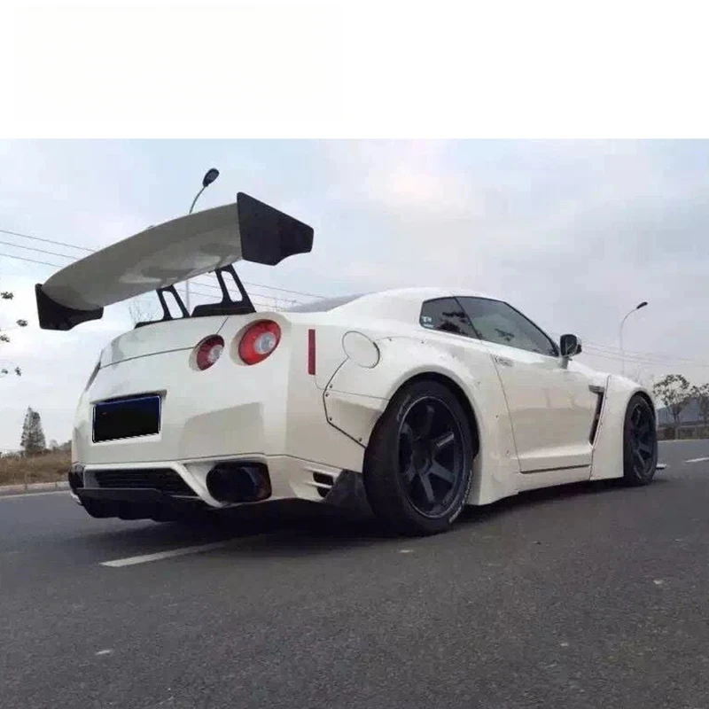 

Auto Accessories Sports Exterior Gate Tail Wings Boot Lid Empennage Trunk Lip Rear Car Back LB GT Big Spoiler for GTR R35
