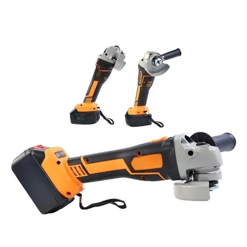 18V Cordless Electric Angle Grinder Portable Professional Polishing Machine Power Tools with Abrasives Manufacturer Price