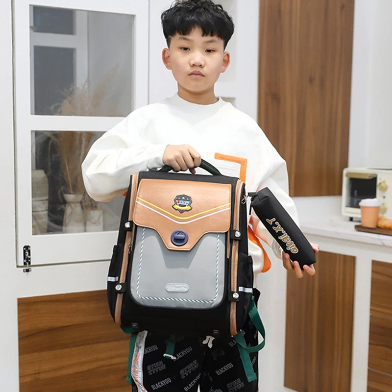 Children Primary School Bags Oxford Waterproof Kids School Bag Boys Girls Students Book bag Orthopedic Backpack Mochila Escolar