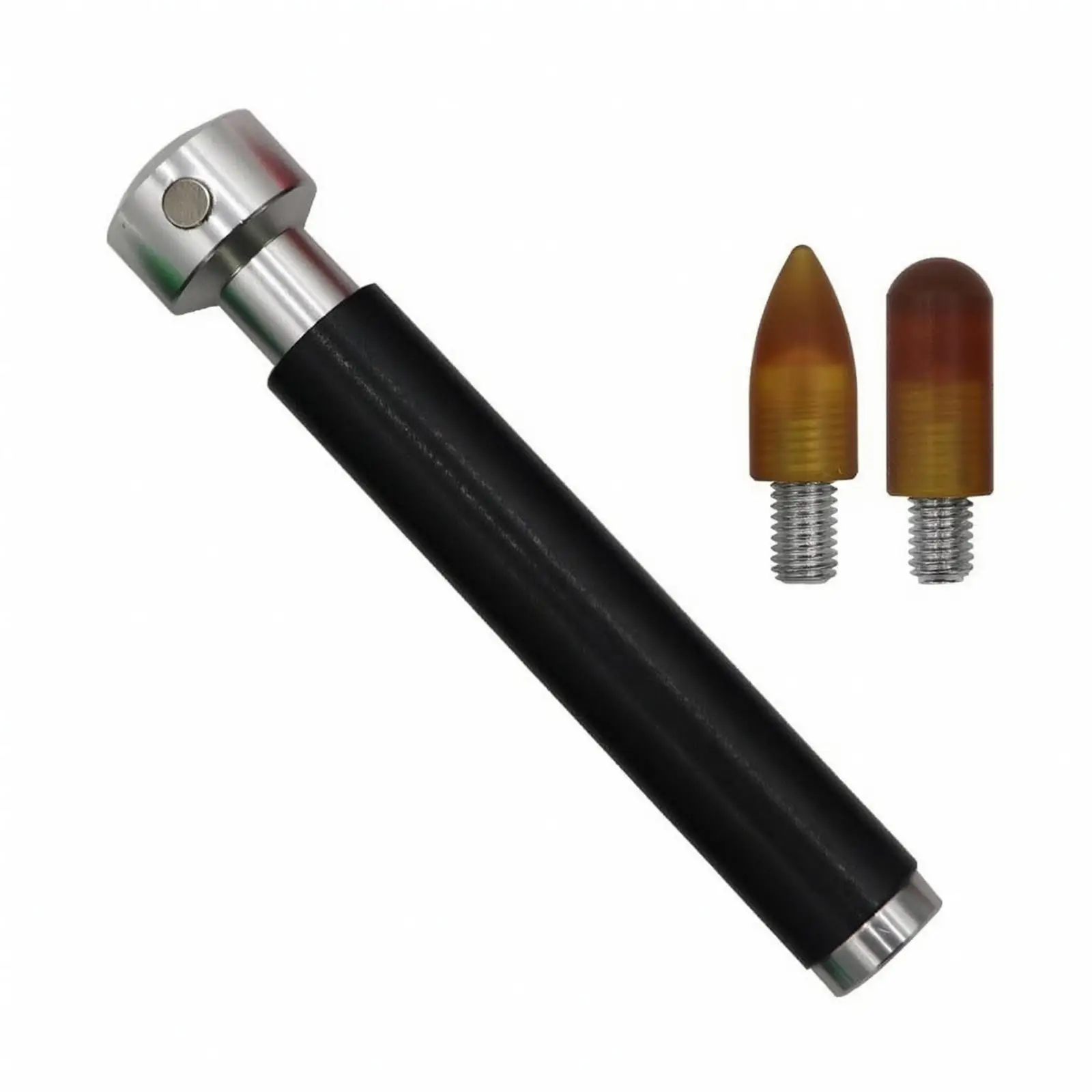 Car Dent Repair Pen with Metal Striking Head Interchangeable Amber Tips for Efficient Bump Fixing