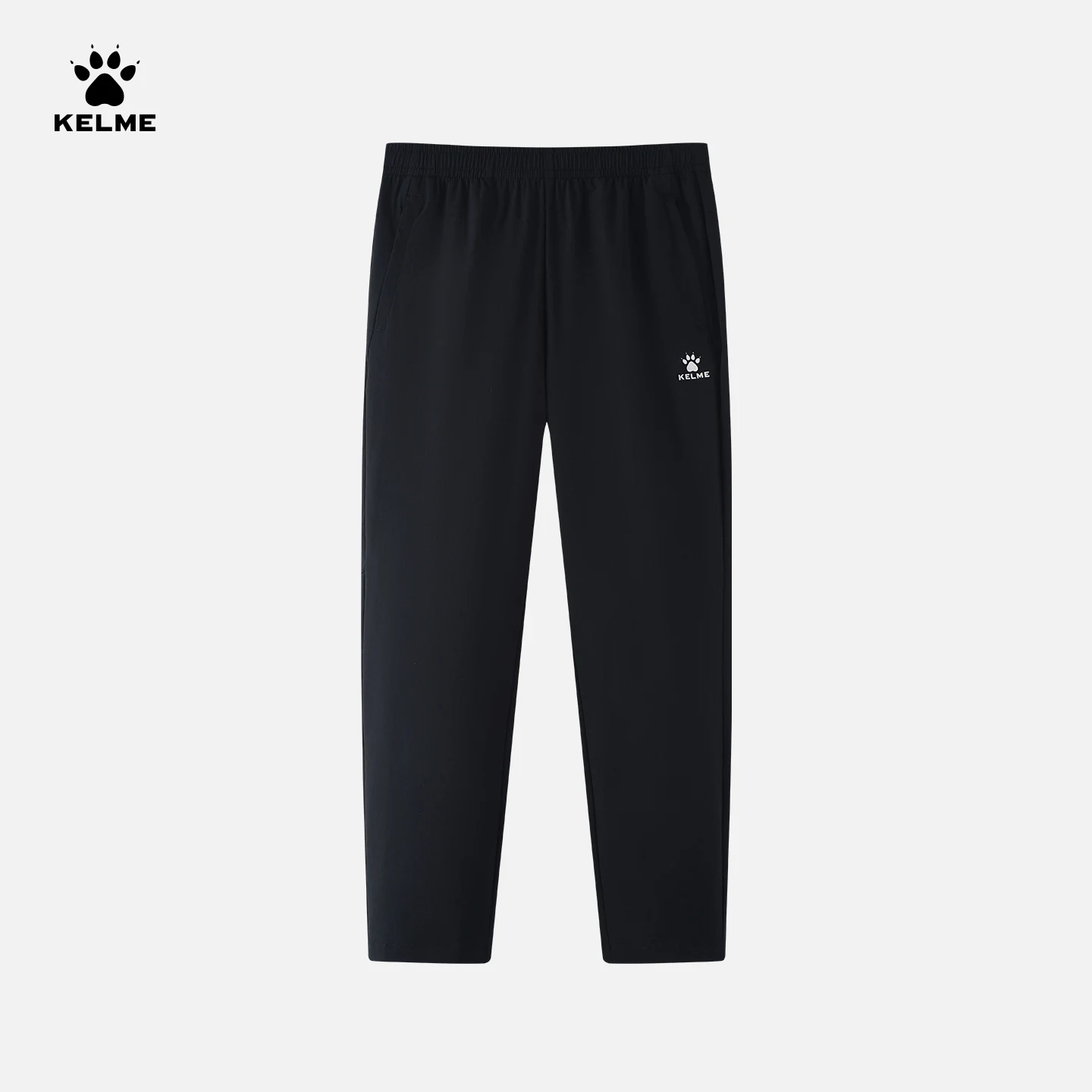 Kelme الرجال السراويل الرياضية التجفيف السريع الخريف السراويل المنسوجة التدريب سراويل تقليدية المشي لمسافات طويلة في الهواء الطلق تشغيل السراويل