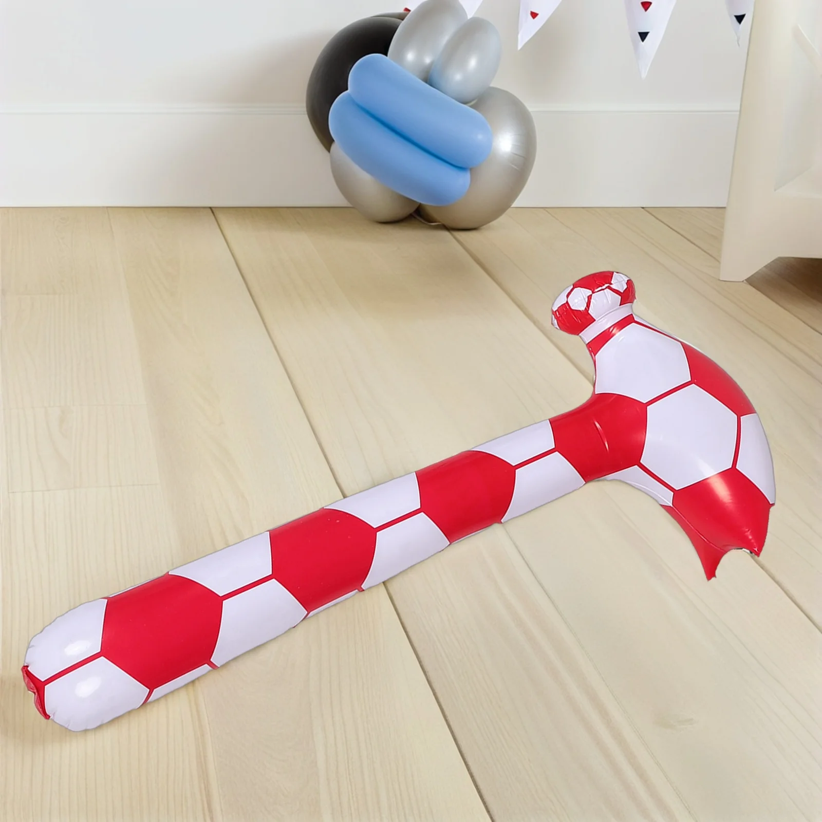 3 قطع مطرقة كرة قدم قابلة للنفخ، مطرقة كبيرة من مادة PVC لحمام السباحة والمناسبات في الهواء الطلق، لعبة مطرقة قابلة للنفخ #5