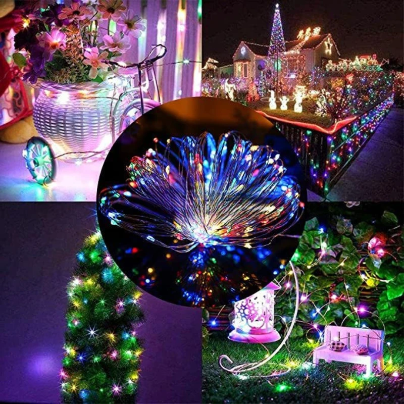 USB Powered LED Fairy String Lights 20-300 LEDs – Remote Control, 8 Modes, Decorative Lights for Birthday, Wedding, Christmas