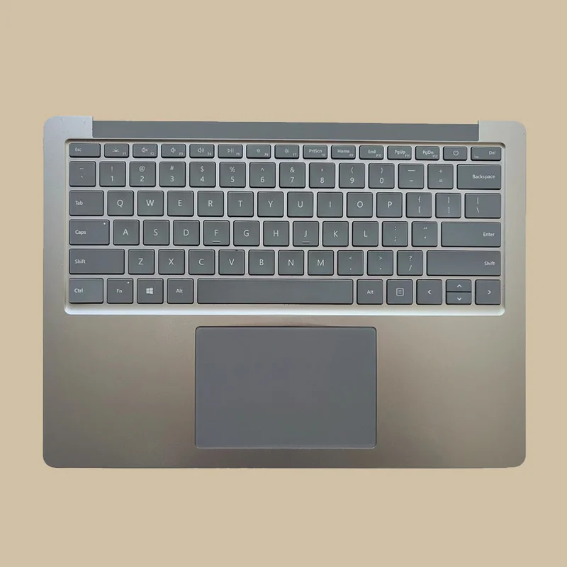 

US For Microsoft Surface Laptop 4 13.5" 1951 Palmrest Keyboard Silver