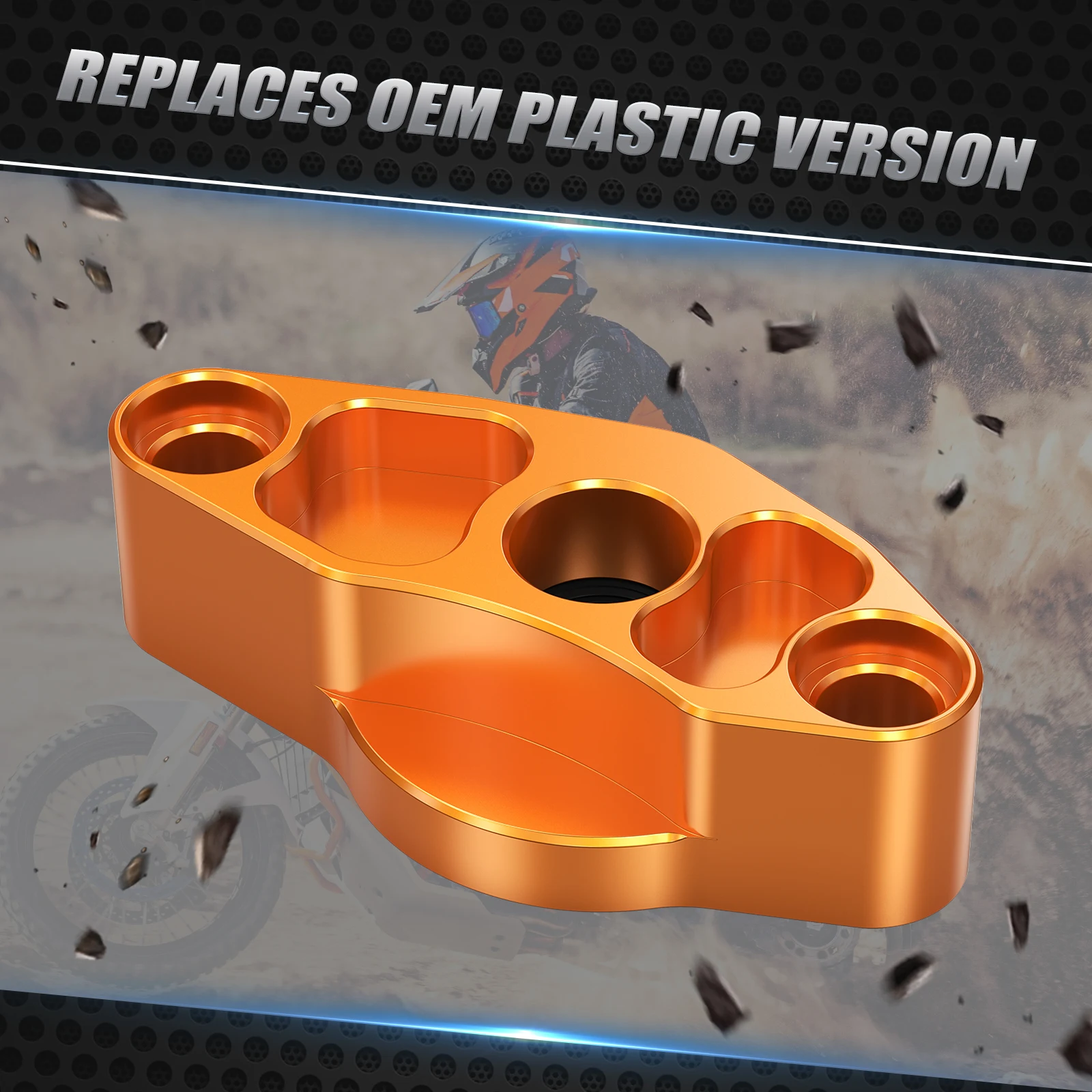 Clutch Slave Cylinder Mounting Plate for KTM LC8 KTM SUPER ADVENTURE 1290R 2017-2023 2022 950 990 1050 1090 1190 ADVENTURE S R view 2