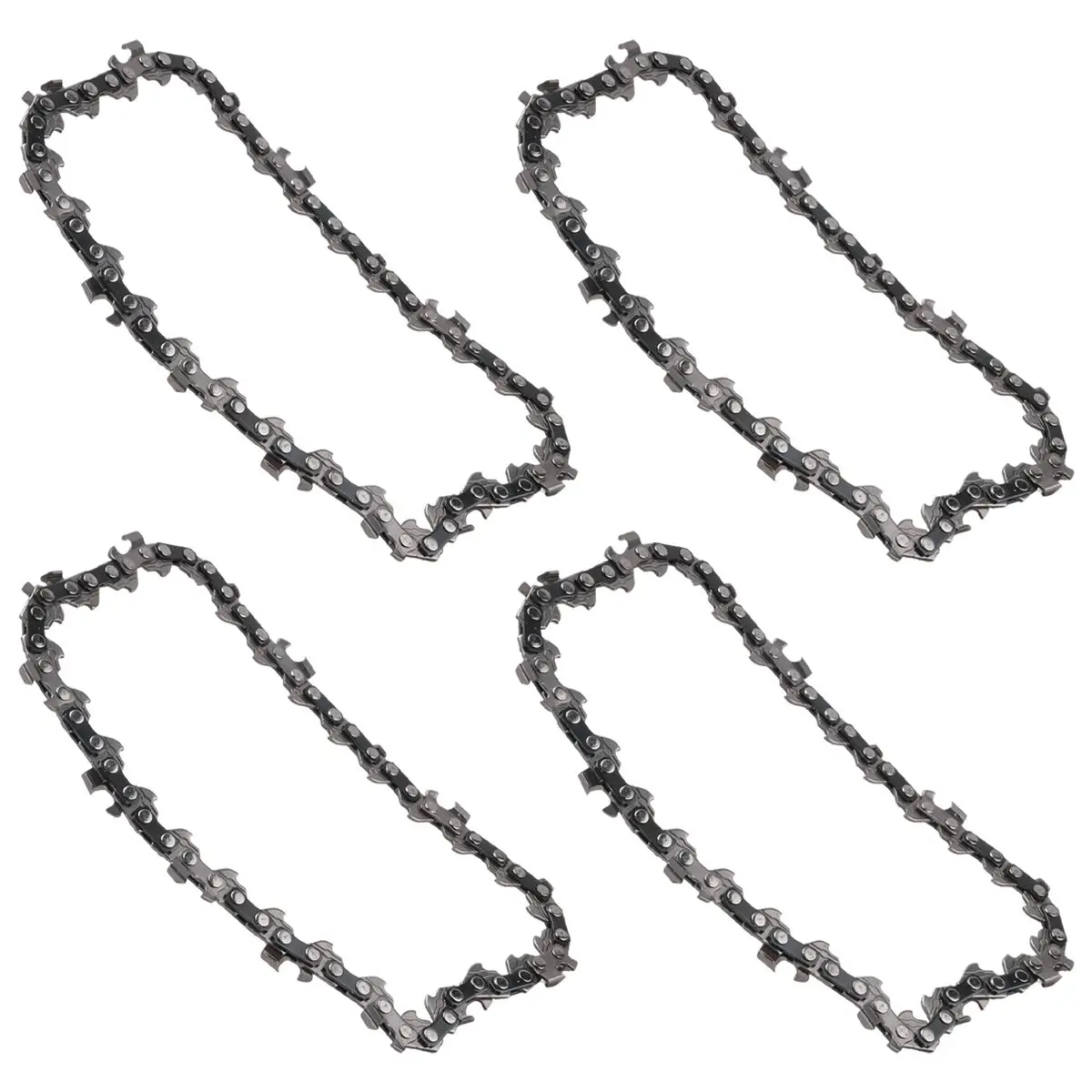 |Great Sell|4Pcs Chainsaw Chain 4 Inch Guide Saw Chain 1/4 LP Pitch, 28 Sections for Electric Protable Handheld Chain Sa