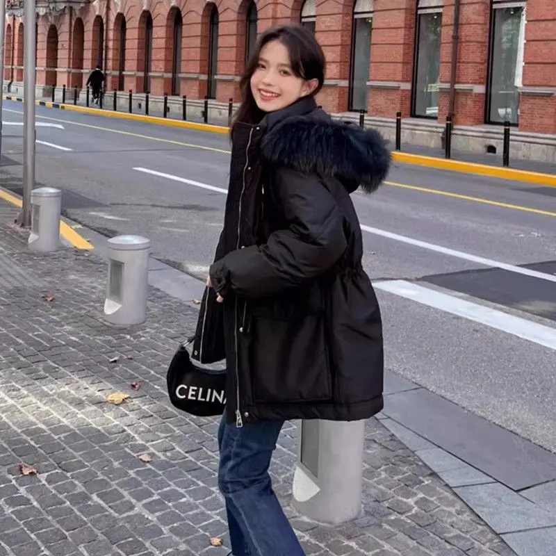 Winternieuw donsjack voor dames Commuter Hoodie Oversized Parker donsjack