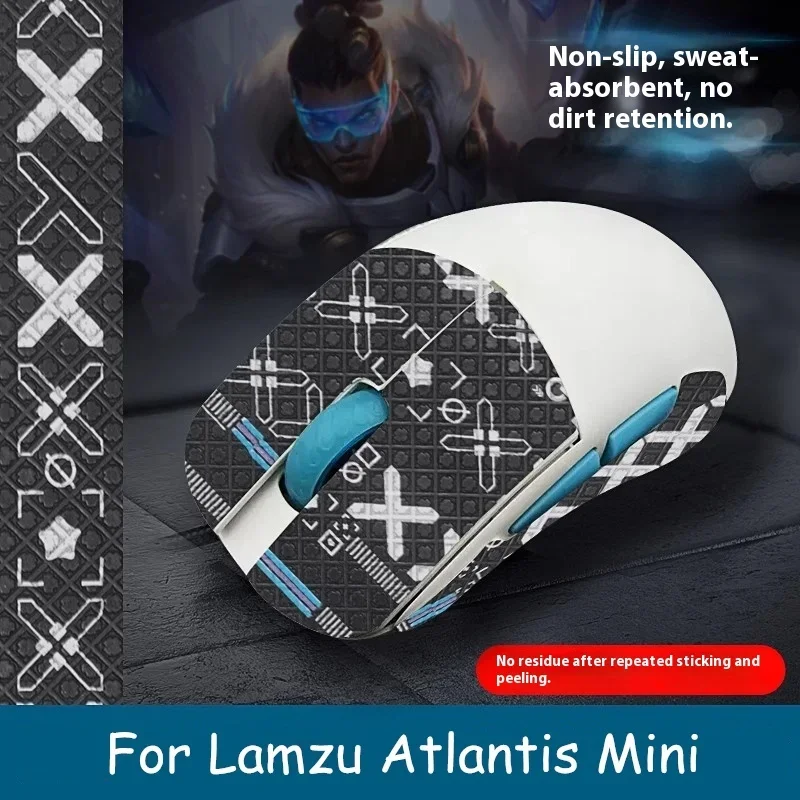 1 Set Mouse Anti Slip Grip Sticker For Lamzu Atlantis Mini/Mini pro/OG/OG V2/Thorn Mouse Non-Slip Anti Sweat Tape Ultrathin