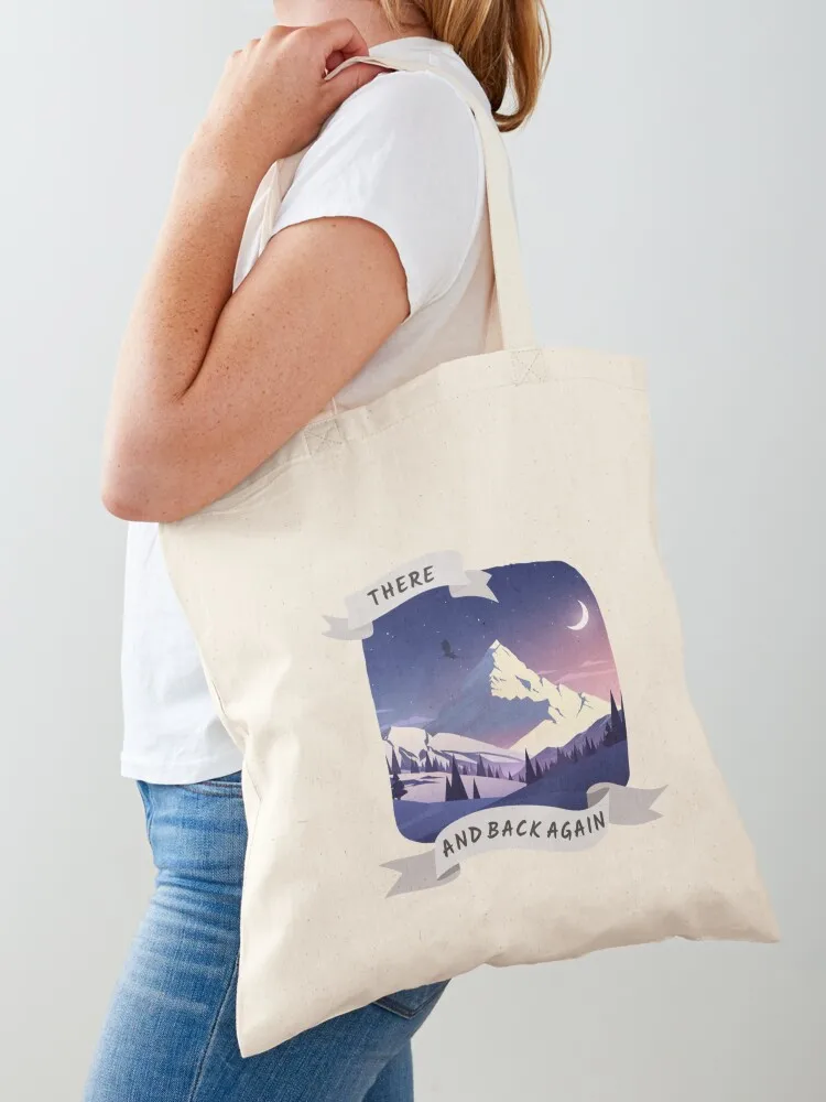 There and Back Again - Fantasy Tote Bag bags for women Women's tote bags aesthetic hand Canvas