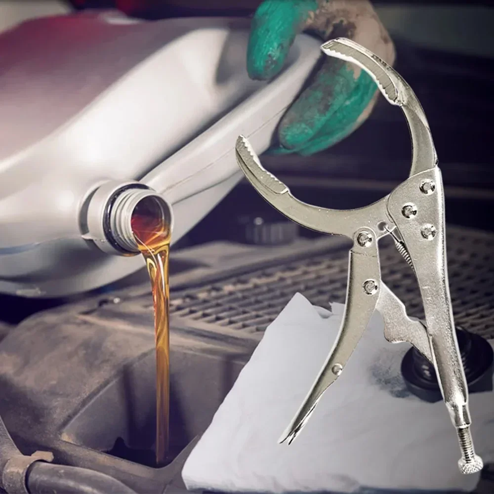 Clamp Filter Wrench Oil Grid Wrench Oil Change Adjustable Multi-Function Engine Oil Filter Wrench Car Disassembly Tool Repair image 3