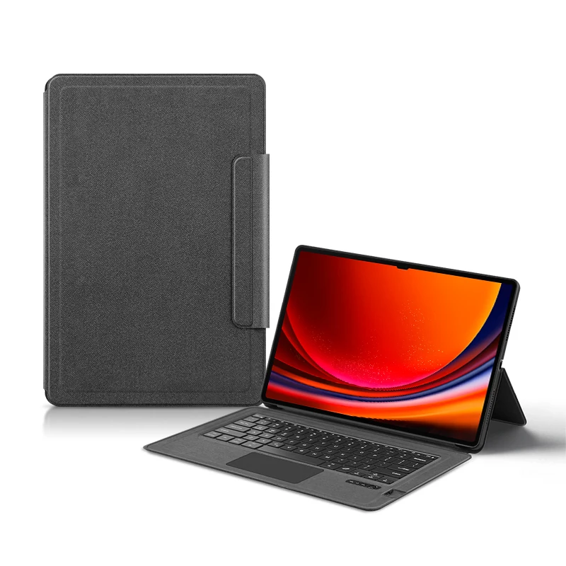 Imagem -05 - Teclado Touchpad Mágico para Samsung Galaxy Tab s9 Ultra 14.6 Sm-x910 X916b Português Espanhol Alemão Teclado Inteligente Stand Case