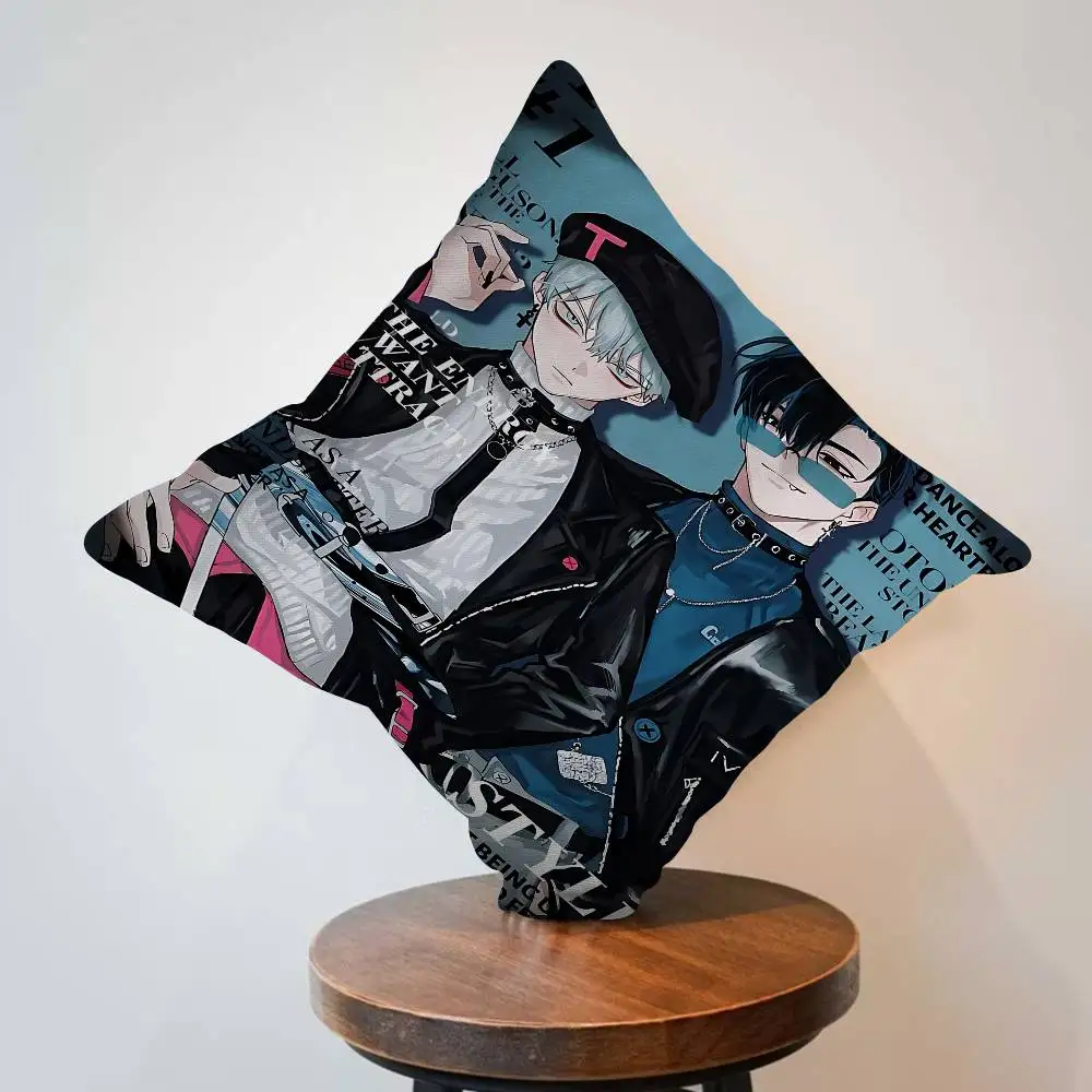 أنيمي ألف غريبة المرحلة إيفان حتى وسادة أنيمي وسادة أريكة سرير رئيس وسادة غطاء غطاء الوسادة 45x45 سم الموضة