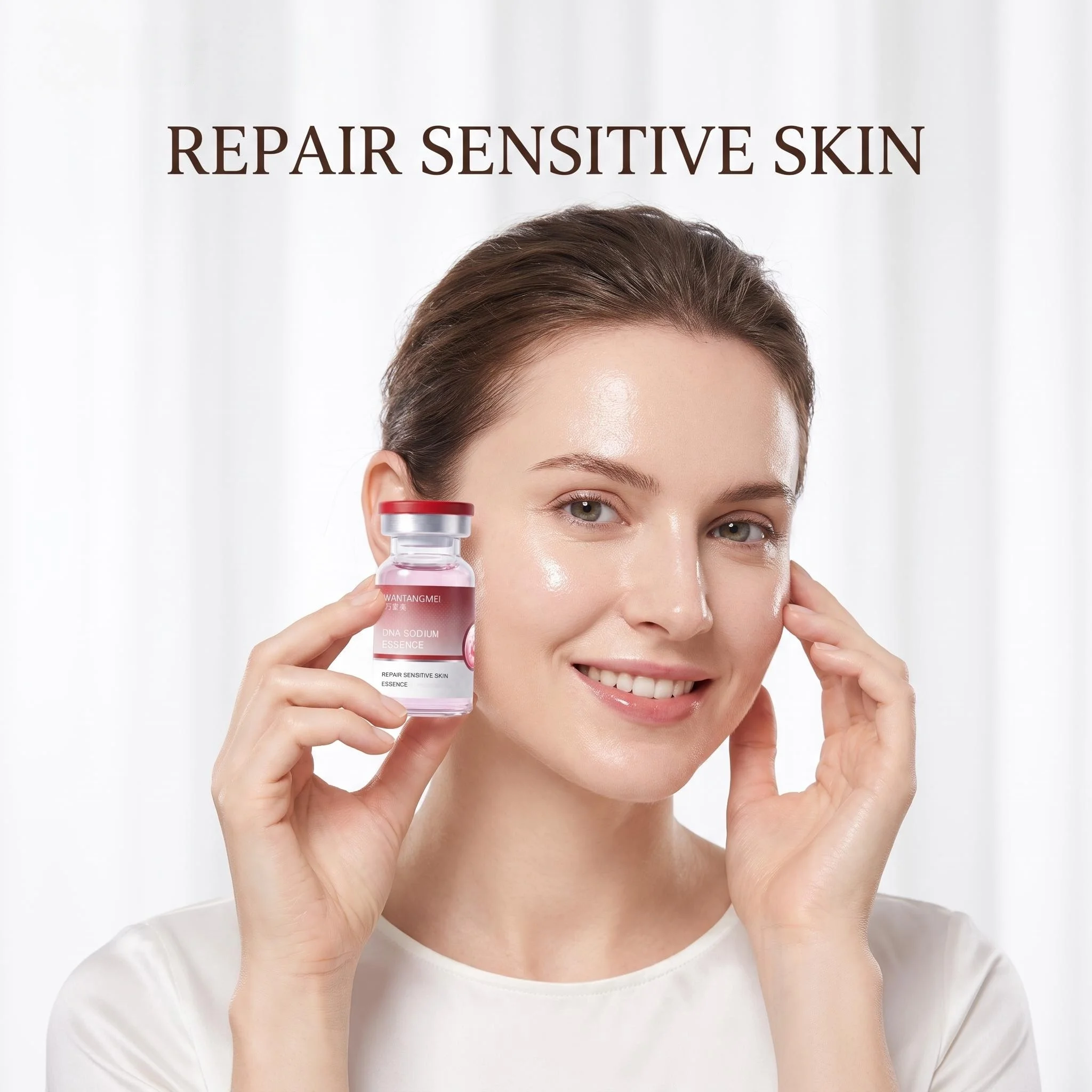 WANTANGMEI Salmon DNA essence soothes sensitive skin maintains skin stability moisturizes brightens tightens and cares for skin