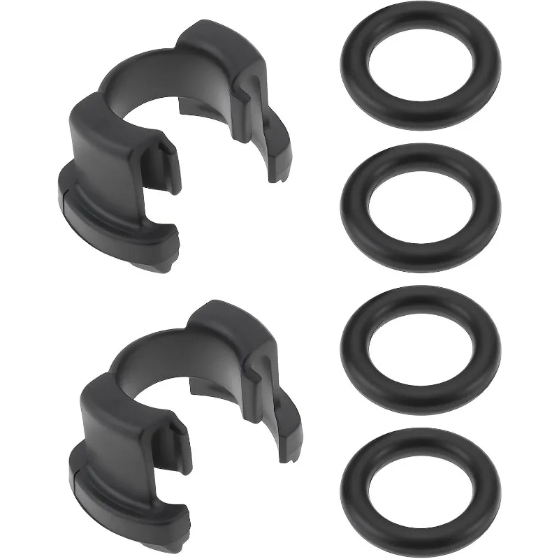 2Pcs A/C Condenser Hard Line Lock Clamp for Toyota Camry Corolla C-HR Highlander Prius RAV4 Direct with Washers 88718-1E150