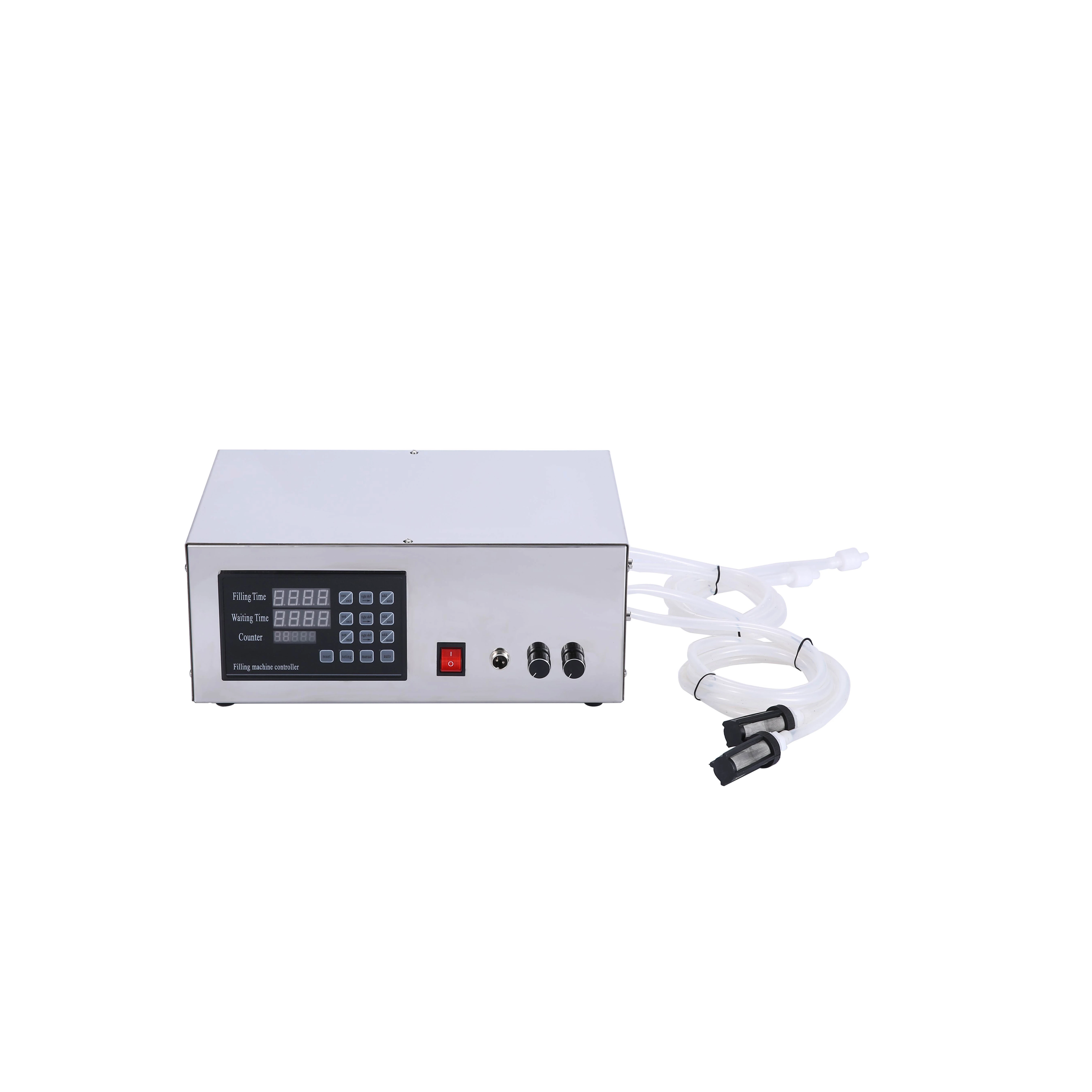 5-3500ml Double Head Anti-drip Semi-auto Filler Milk Beer Juice Soda Liquid Soap Filling Machine