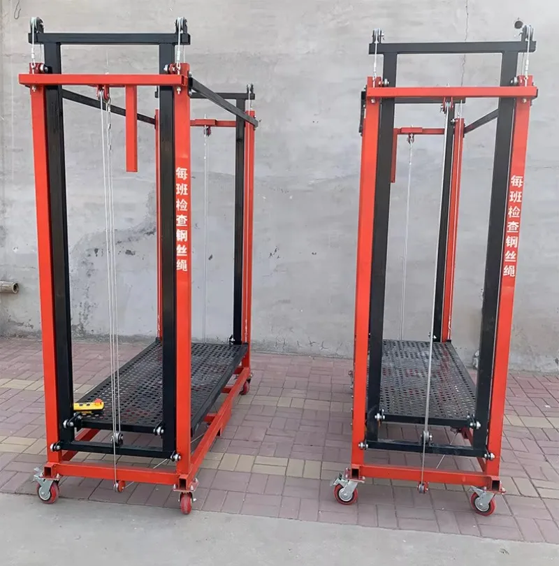 Customized Electric Scaffold Lift Platform Multi Purpose Motorized Aerial Work Tower Mobile Construction Equipment