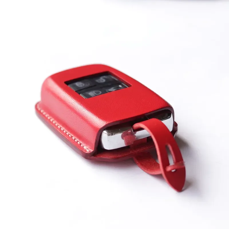 for Range Rover Sport Defender Aurora Jaguar Key Bag Leather Handmade High End Custom Key Cover