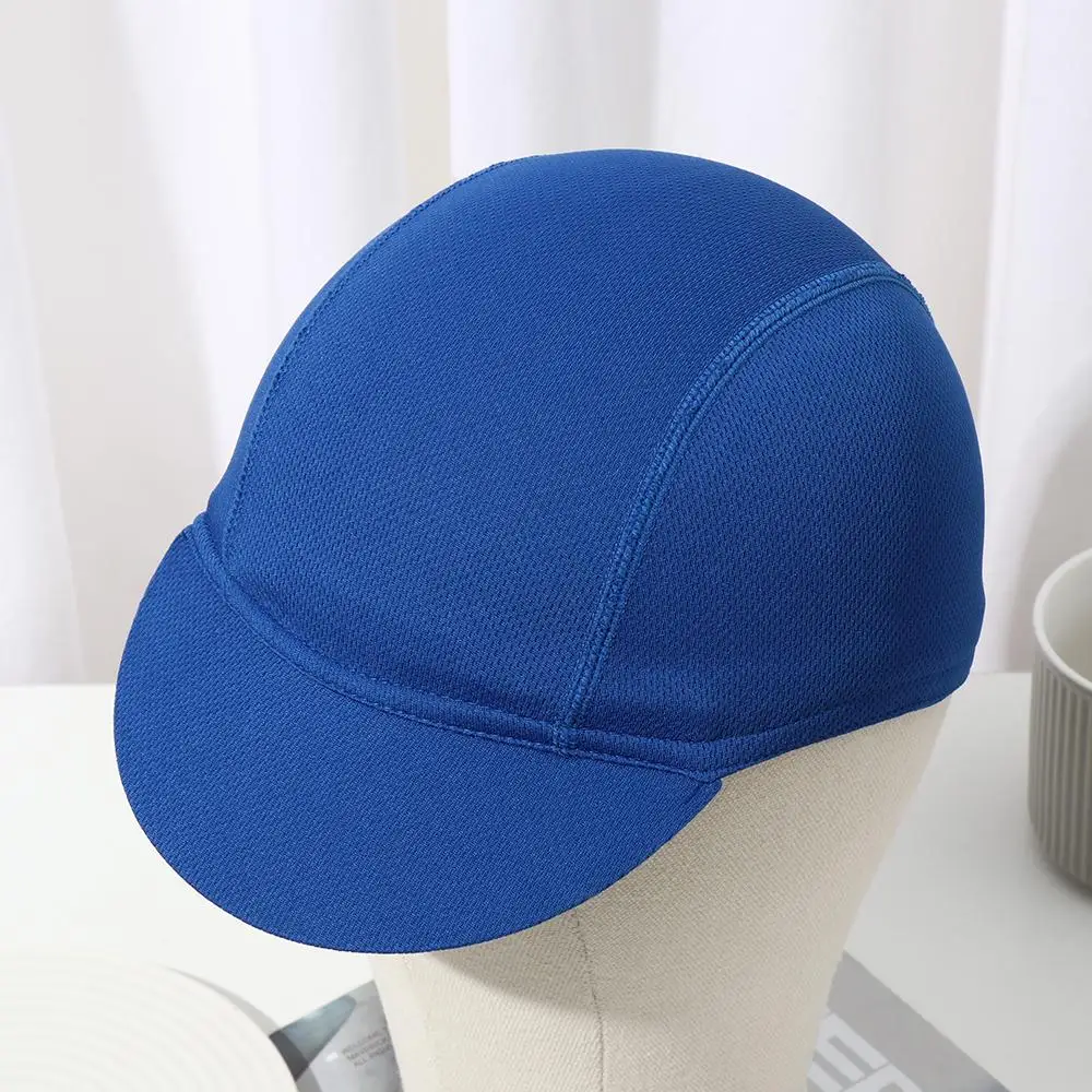 Outdoor Quick-Drying Portable Dustproof Cycling Hat Summer Elastic Mesh Fabrics Bicycle Riding Cap