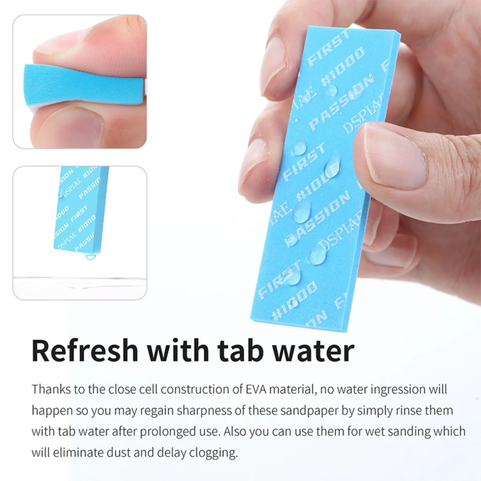 Papeles de lija de modelado profesional DSPIAE XSS, papeles de lija de esponja vigorosa para modelo Gundam, herramienta de molienda, Hobby, proyecto artesanal DIY