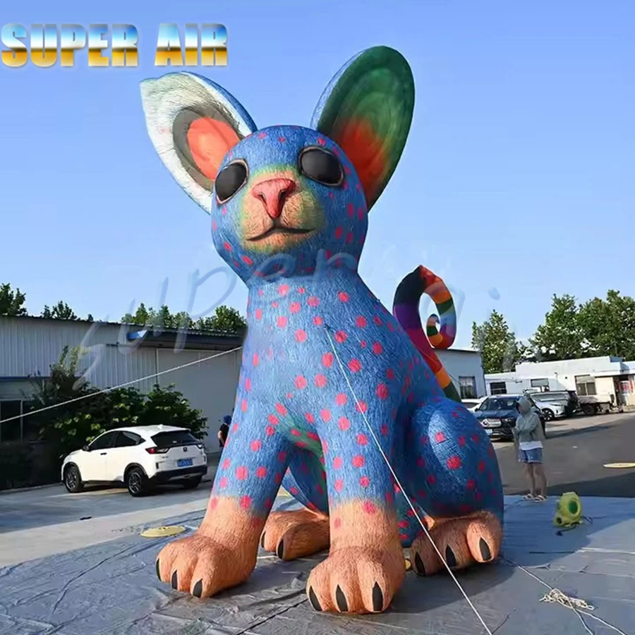 Nowy produkt, niestandardowe logo reklamowe, dmuchany królik, kreskówkowy dmuchany królik na targi.