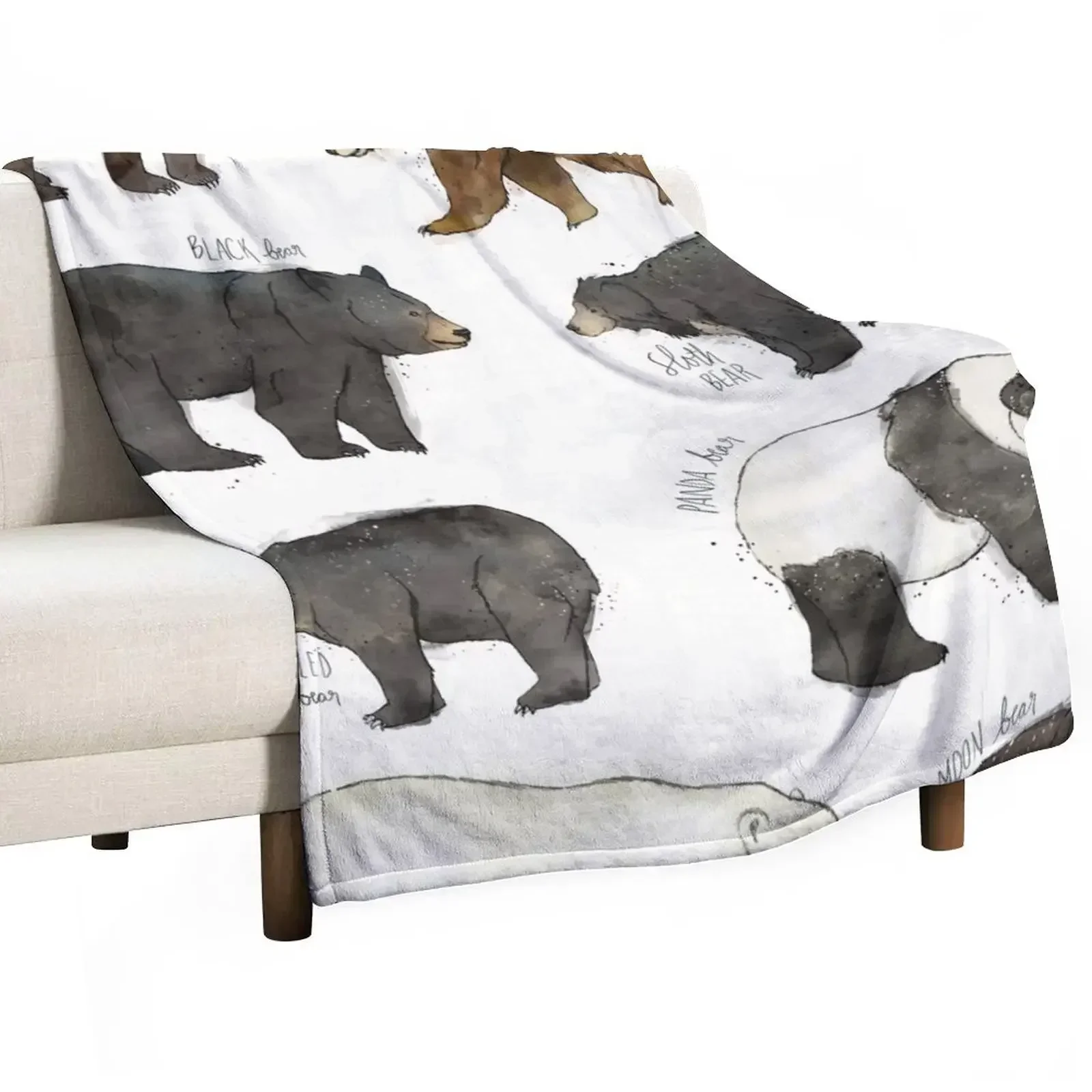 

Bears Throw Blanket Kid'S Hairys Blankets