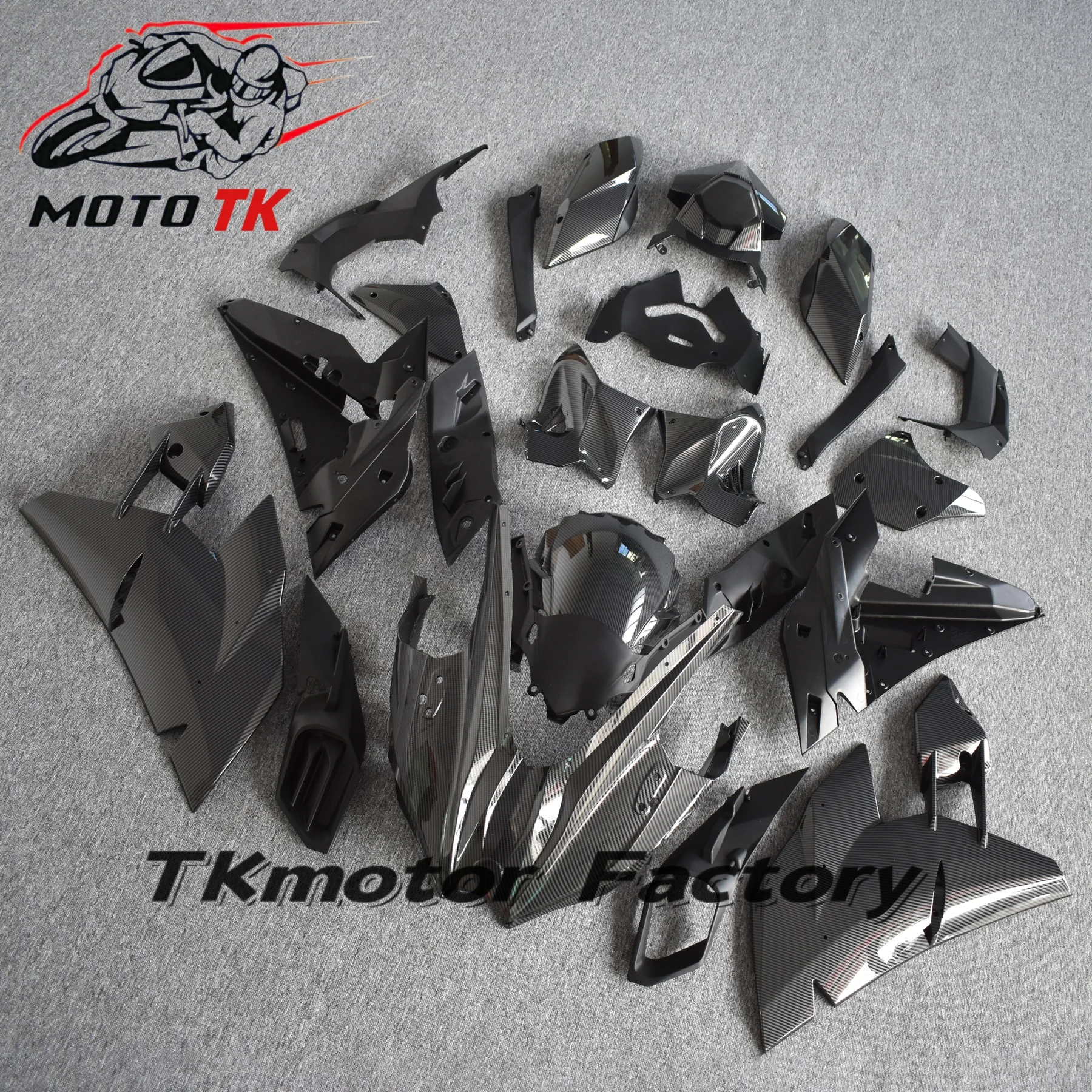 Carbon Fiber Paint Motorcycle Parts Fairings Cowls Kit For Kawasaki Ninja H2 2015 2016 2017 2018 2019 2020 2021 2022 2023 2024